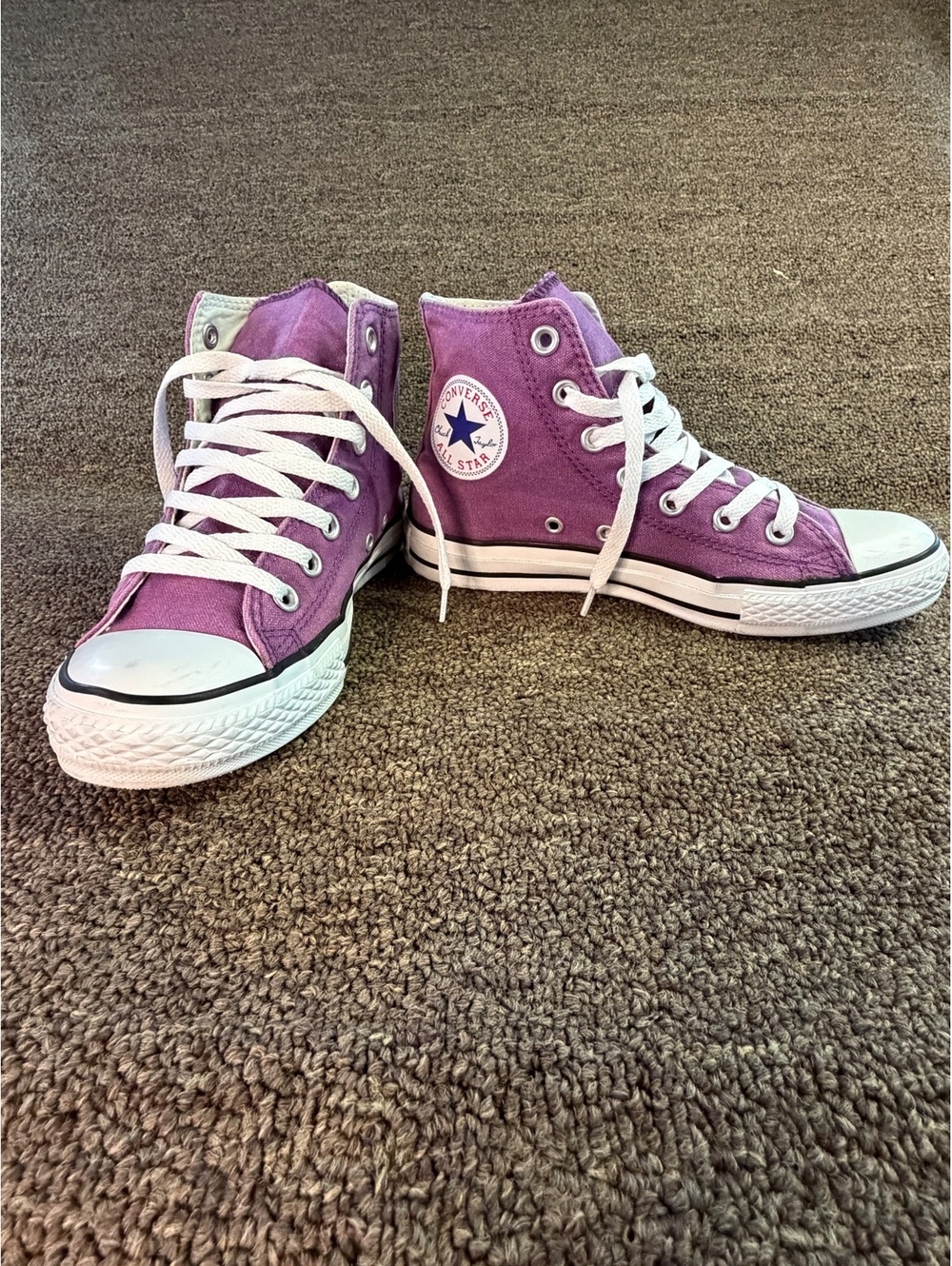 Converse Chuck Taylor Hi Purple Womens 7 Mens 5 Shoes